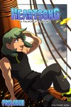 black_clothing clothing fire green_hair hair rope ship solo vehicle watercraft wood polymori palworld pocketpair human mammal comic cover cover_art cover_page hi_res trans_(lore) trans_man_(lore)