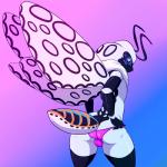 antennae_(anatomy) anthro bulge butt clothed clothing femboy fur insect_wings looking_at_viewer looking_back looking_back_at_viewer male panties purple_eyes skimpy smile solo spots topless underwear white_body white_fur wide_hipped_male wide_hips wings lonbluewolf arthropod giant_leopard_moth insect lepidopteran moth tiger_moth 1:1 2017 hi_res