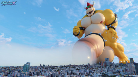 accessory ambiguous_fluids anthro audience balls belly big_balls big_belly big_muscles big_pecs big_penis bodily_fluids building building_destruction building_sex city city_background city_crushing city_destruction city_lights cityscape claws cock_ring crush cum cum_flooding day destruction detailed_background erection event excessive_cum excessive_genital_fluids exhibitionism fist flexing flooding focused foreskin genital_fluids genitals glans group hair huge_balls huge_penis humanoid_genitalia humanoid_penis hyper hyper_balls hyper_cum hyper_genitalia hyper_penis imminent_cock_vore imminent_oral_vore imminent_sex imminent_vore jewelry light looking_down looming looming_over low-angle_view macro macro_male male male/male male_focus musclegut muscular muscular_anthro muscular_male nipples non-mammal_balls non-mammal_nipples nude nude_macro nude_male overweight partially_retracted_foreskin pecs penis penis_accessory penis_crush penis_jewelry penis_on_buildings pink_glans pink_nipples pubes public public_exposure public_nudity red_hair road scales sharp_teeth shell simple_background skyscraper smile solo spiked_shell spikes spikes_(anatomy) store street sun sunlight sunny tail teeth urban_destruction vein veiny_penis frooberx codans_(modeler) bowser_day mario_bros nintendo bowser dragon_koopa human koopa mammal scalie 16:9 2026 3d_(artwork) blender_(artwork) blender_cycles_(artwork) blender_eevee_(artwork) digital_media_(artwork) hi_res tagme watermark widescreen