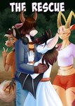 anthro female group high_school male school goallonely atlas_(character) claudia_(character) hutch_(character) lucius_(character) bat bovid bovine canid canine cattle demon fox leaf-nosed_bat mammal microbat vampire_bat yangochiropteran absurd_res comic cover hi_res