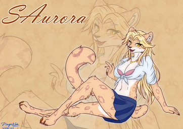 anthro blonde_hair blue_bottomwear blue_clothing blue_skirt bottomwear bra bracelet breasts clothed clothing female fur furgonomics gold_(metal) gold_jewelry hair jewelry long_hair looking_at_viewer markings navel necklace pink_bra pink_clothing pink_spots pink_underwear reclining simple_background sitting skirt solo spots spotted_body spotted_fur tail tail_through_skirt tan_body tan_fur topwear underwear white_body white_clothing white_fur white_topwear yellow_eyes dragonblue900 ariel_(saurora) felid leopard mammal pantherine 2021 full-length_portrait portrait