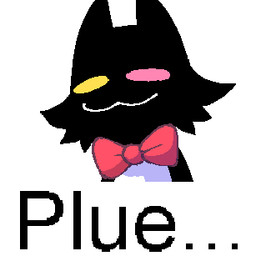 :3 anthro black_body black_fur bow_tie cheek_tuft empty_eyes facial_tuft fur heterochromia humor looking_at_viewer male mouth_closed pink_eyes red_bow_tie simple_background solo talking_to_viewer text tuft white_background yellow_eyes chesquik deltarune undertale_(series) cat_mike_(deltarune) mike_(deltarune) domestic_cat felid feline felis mammal 1:1 2025 colored digital_drawing_(artwork) digital_media_(artwork) low_res meme pixel_(artwork) reaction_image