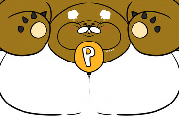 5_fingers air_ballooning air_inflation balloon blush blush_lines brown_body buckteeth eyes_closed fingers hyper hyper_inflation inflatable inflation moobs power_balloon teeth text white_body cozzy mario_bros nintendo super_mario_world eulipotyphlan mammal mole_(animal) monty_mole artist_name hi_res