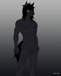 anthro balls becoming_erect black_body black_hair bouncing_balls bouncing_penis breath erection facial_hair fangs foreskin genitals glans hair humanoid_genitalia humanoid_penis humor humorous_sound_effects long_hair male muscular muscular_male nipples nude pecs penis simple_background solo teeth kimero_kat moloch_gidianni equid equine horse mammal vampire 4:5 animated hi_res reaction_image short_playtime sound video