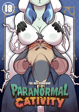 anthro boobs_on_face clothed clothing female male male/female nipples text translucent translucent_clothing skylosminkan domestic_cat felid feline felis ghost mammal murid murine rat rodent spirit comic english_text hi_res