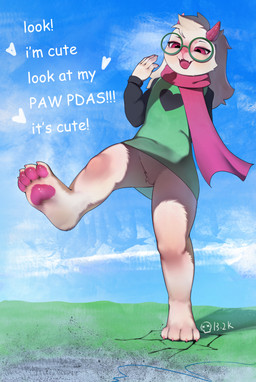 anthro city death_count destruction macro male micro paws solo ti-suger deltarune undertale undertale_(series) ralsei bovid caprine goat mammal absurd_res hi_res