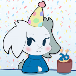 :3 anthro big_ears birthday_cake black_eyes blue_clothing blue_sweater blue_topwear blush bottomless cake candle close-up clothed clothing confetti crossed_arms decoration dessert eyebrows female floppy_ears food fur furniture hat head_tuft headgear headwear lit_candle looking_at_viewer party_hat raised_eyebrows raised_tail shadow simple_background solo sweater sweater_only table tail tail_tuft topwear topwear_only tuft white_body white_fur white_tail sodanalan1998 cave_story sue_sakamoto lagomorph leporid mammal mimiga 1:1 2024 colored_line_art digital_drawing_(artwork) digital_media_(artwork) hi_res