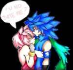 alpha_channel alternate_species amy_rose animal_humanoid blue_hair blush bracelet clothed clothing desperation dialogue duo english_text eulipotyphlan female green_eyes hair hedgehog hi_res human humanized humanoid humanoidized jewelry male mammal pink_hair scarf sega simple_background sonic_the_hedgehog sonic_the_hedgehog_(series) speech_bubble tabletorgy text transparent_background