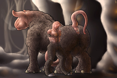 anus backsack balls bodily_fluids conjoined corruption drooling duo foreskin genitals glistening male male/male nude penis saliva transformation what_has_science_done mot mammal penis_creature unknown_species 3:2 digital_media_(artwork) hi_res