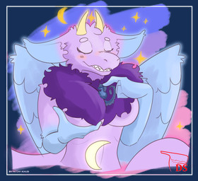 anthro antlers between_breasts blue_body blue_ears blue_paws blue_wings blush blush_lines breasts dewlap_(anatomy) duo extreme_size_difference female fluffy fluffy_ears fur headpat holding_breast horn larger_female male male/female markings micro multicolored_body multicolored_fur nude petting pink_body pink_fur purple_body purple_fur romantic romantic_couple shrunk size_difference smaller_male two_tone_body wings yellow_eyes yellow_horn digitalscales mythology drak_(digitalscales) petal_(dapperhedgehog) dragon eastern_dragon fairy_dragon furred_dragon furred_scalie lizard mythological_creature mythological_scalie reptile scalie winged_dragon wingless_dragon absurd_res alpha_channel hi_res