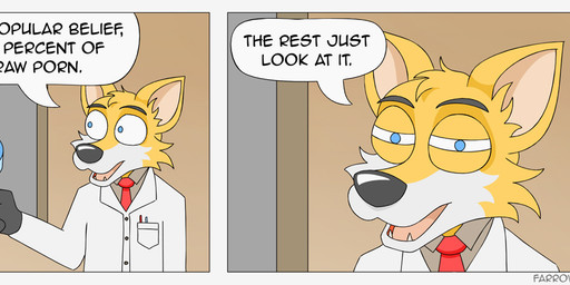 anthro chart clothing dialogue humor male stick text the_truth mrfarrow canid canine fox mammal comic english_text
