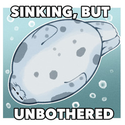 ambiguous_gender blue_body bubble feral fin markings simple_background solo spots spotted_body text toony underwater water whiskers thevarking aquatic mammal pinniped seal 2026 english_text hi_res