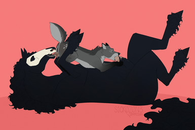 69_position animal_genitalia animal_penis animal_vulva black_body black_nose bone_mask canine_ears canine_nose cervine_anus cervine_genitalia cervine_vulva claws cloven_hooves cunnilingus curly_hair darkened_genitalia dewclaw duo equine_genitalia equine_penis eyes_closed facial_markings fellatio female female_penetrated feral feral_on_feral feral_penetrated feral_penetrating feral_penetrating_feral fetlocks genitals grey_body hair head_markings hooves horse_tail larger_male long_hair looking_pleasured lying male male/female male_penetrating male_penetrating_female markings mask mask_(marking) multicolored_body multicolored_penis nipples on_back oral oral_penetration paws penetration penile penile_penetration penis red_background sex simple_background size_difference smaller_female smaller_penetrated spots spotted_markings two_tone_body two_tone_penis vaginal vulva s1ck0z0n3 dusk_(nightdancer) pook_(nightdancer) canid canine canis deer draft_horse equid equine friesian horse hybrid mammal wolf full-length_portrait hi_res portrait