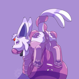 3_toes anus bdsm bondage bound butt duo feet female female_feral female_penetrated feral feral_penetrated genitals oral oral_penetration pawpads paws penetration soles spread_butt spreading tentacle_in_mouth tentacle_penetration tentacles toes vulva lewdkitten069 nintendo pokemon ditto_(pokemon) eeveelution espeon generation_1_pokemon generation_2_pokemon pokemon_(species) 1:1 absurd_res hi_res