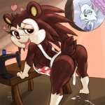 1:1 34from1800 after_sex ahegao animal_crossing anthro apron arctic_wolf being_watched bent_over big_butt bodily_fluids bottomless breasts brown_hair butt canid canine canis clothed clothing cum cum_drip cum_in_pussy cum_inside dripping duo erect_nipples eulipotyphlan female genital_fluids genitals hair heart_symbol hedgehog looking_at_another looking_at_viewer looking_back looking_pleasured mammal nintendo nipples open_mouth orgasm peeping presenting presenting_hindquarters pussy sable_able shocked short_stack sweat tongue tongue_out white_hair whitney_(animal_crossing) window wolf