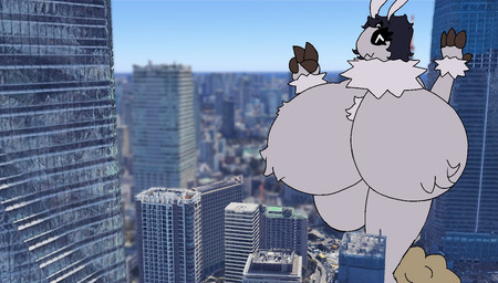 3_fingers antennae_(anatomy) anthro arm_tuft big_breasts biped black_sclera blue_hair breast_tuft breasts brown_body chest_tuft city cityscape eyelashes eyes_closed female female_anthro fingers fur grey_body grey_fur hair huge_breasts hyper hyper_breasts macro macro_anthro macro_female mane photo_background solo tuft white_eyes wrist_tuft atdoop leech_(atdoop) arthropod insect lepidopteran moth 2023 colored photography_(artwork)