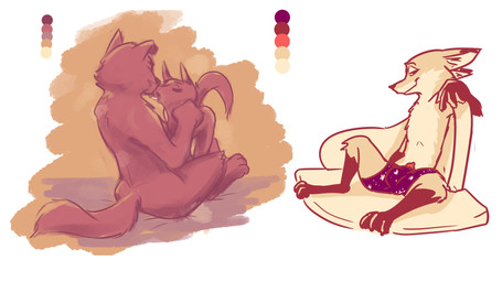 16:9 2018 anthro avo_(weaver) bedroom_eyes betty_(weaver) canine clothed clothing dipstick_ears disney fan_character female female/female fox gloves_(marking) group half-closed_eyes hi_res ittybittykittytittys jackal looking_at_viewer male mammal markings multiple_images nick_wilde nude pack_street penis poking_out saliva saliva_string seductive simple_background sitting smile smirk socks_(marking) spread_legs spreading topless white_background wolf zootopiaRating: ExplicitScore: 10User: JAKXXX3Date: October 31, 2018