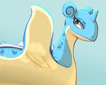 armpit_fetish bodily_fluids female feral flippers presenting_armpit solo sweat dibujito nintendo pokemon generation_1_pokemon lapras pokemon_(species) absurd_res hi_res