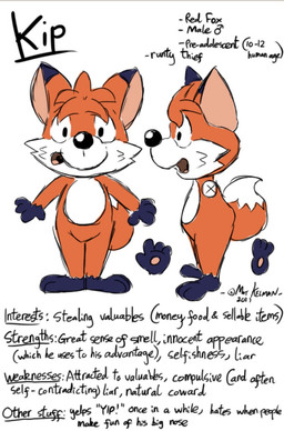 anthro fur kip_matiu male orange_body orange_fur solo text white_body white_fur young young_anthro young_male canid canine fox mammal english_text hi_res model_sheet