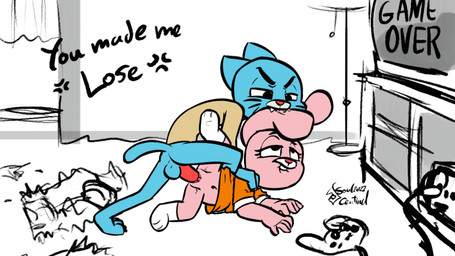 3_toes age_difference angry angry_sex anthro anthro_on_anthro anthro_penetrated anthro_penetrating anthro_penetrating_anthro backsack balls bite biting_lip biting_own_lip blue_balls blue_body blue_fur blue_perineum bottomless bouncing_balls brother_penetrating_sister buckteeth butt clitoris clothed clothed_sex clothing controller cross-popping_vein detailed_background dialogue dominant dominant_young duo ear_bite erection feet female female_penetrated footwear fur game_controller genitals inside interspecies loli male male/female male_penetrating male_penetrating_female older_anthro older_male orange_clothing orange_shirt orange_topwear penetration penile penile_penetration penis penis_in_vagina perineum red_nose rough_sex self_bite sex shirt shota socks tan_clothing tan_shirt tan_topwear teeth text thin_calves thin_legs thin_thighs thrusting toes topwear vaginal vaginal_penetration vulva white_clothing white_footwear white_shirt white_socks white_topwear young young_anthro young_on_young younger_anthro younger_female younger_penetrated soulcentinel cartoon_network the_amazing_world_of_gumball anais_watterson gumball_watterson domestic_cat felid feline felis lagomorph leporid mammal rabbit 16:9 2022 2d_animation animated english_text loop widescreen brother_(lore) brother_and_sister_(lore) incest_(lore) sibling_(lore) sister_(lore)
