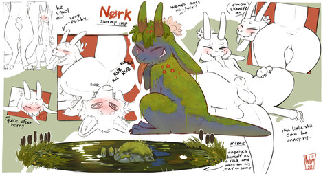 animal_genitalia anthro anthro_on_anthro anus balls biped blush butt claws duo feet fingers fur genitals horn lying male male/male nude nude_anthro nude_male on_back penis profanity sheath sitting smile tail teeth text toes tongue oxfort2199 imp 2026 absurd_res digital_drawing_(artwork) digital_media_(artwork) english_text hi_res
