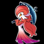 chibi clothing dress female hair hair_over_eye holding_object holding_umbrella long_hair not_furry one_eye_obstructed orange_eyes parasol red_hair solo sticker_pack umbrella renv nintendo pokemon gardevoir generation_3_pokemon humanoid pokemon_(species) 1:1 hi_res