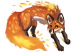 4_toes amber_eyes ambiguous_gender black_body black_fur feet feral fire fur orange_body orange_fur paws solo tail toes flashw firefox mozilla mozilla_firefox_(character) canid canine fox mammal red_fox true_fox 2022 digital_media_(artwork) digital_painting_(artwork)