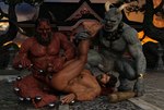 2_horns 3rd_eye anal group horn male male/male muscular muscular_humanoid muscular_male red_body red_skin trio lex-icon asian_mythology east_asian_mythology japanese_mythology mythology demon human humanoid mammal oni yokai 3d_(artwork) digital_media_(artwork) hi_res