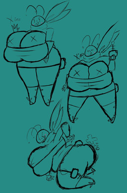 big_breasts breasts female gesture huge_breasts hyper hyper_breasts ranged_weapon raygun solo waving waving_at_viewer weapon infernotv_(artist) xina_(infernotv) alien humanoid hi_res