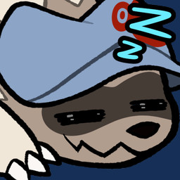 brown_body brown_fur claws clothing emote eyes_closed fur hat headgear headwear sleeping blitzdrachin conditional_dnp nintendo pokemon generation_3_pokemon mammal pokemon_(species) procyonid raccoon zigzagoon 1:1 icon low_res