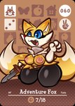 anthro areola breasts female genitals handkerchief kerchief kneeling melee_weapon mostly_nude nipples pink_areola pink_nipples pussy shocked solo sword weapon arturfox animal_crossing nintendo pokemon adventure_fox_(biosbunny) braixen generation_6_pokemon pokemon_(species) hi_res