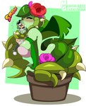 female female/female green_lips green_lipstick kissing larger_female lips lipstick lipstick_fetish makeup monster_girl_(genre) not_furry plant size_difference smaller_female moisesgrafic shantae_(series) wayforward shantae elemental_creature elemental_humanoid flora_fauna humanoid plant_humanoid plantgirl 2023 absurd_res hi_res