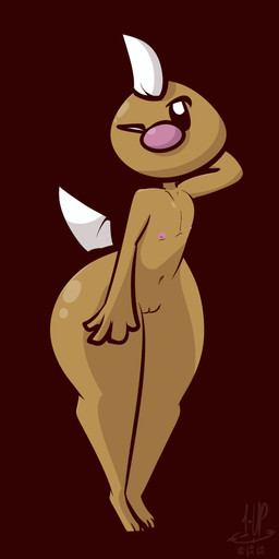 3_toes anthro anthrofied biped feet female flat_chested genitals horn looking_at_viewer nipples nude pink_nipples pokemorph simple_background solo standing toes vulva thefablednekos nintendo pokemon wednesday_(thefablednekos) arthropod generation_1_pokemon insect pokemon_(species) weedle 2019 dated digital_media_(artwork) hi_res shaded signature