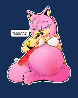 anthro belly big_belly big_breasts bracelet breasts candy chocolate crossed_legs dessert eating_candy eating_chocolate eyes_closed female food freckled_face freckles fur gold_(metal) gold_bracelet gold_jewelry jewelry muffled_speech navel outie_navel pink_belly pink_body pink_fur pregnant pregnant_anthro pregnant_female simple_background sitting sitting_on_ground solo speech_bubble stretch_marks tan_body tan_inner_ear transparent_background silvia_nexus_(artist) sega sonic_the_hedgehog_(series) amy_rose eulipotyphlan hedgehog mammal 2025 alpha_channel digital_drawing_(artwork) digital_media_(artwork) english_description hi_res