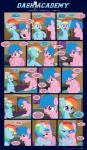 2016 blue_body blue_feathers bodily_fluids comic crying duo english_text equid equine feathered_wings feathers female firefly_(pre-g4) friendship_is_magic hasbro hi_res mammal my_little_pony mythological_creature mythological_equine mythology pegasus pink_body pink_feathers rainbow_dash_(mlp) sorc tears text wings