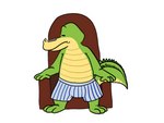 3_toes 4_fingers anthro clothing eyes_closed feet fingers furniture male sitting sofa solo toes underwear sobieniak brok_the_investigator cowcat_games brok_(brok_the_investigator) alligator alligatorid crocodilian reptile scalie 2021 4:3 hi_res