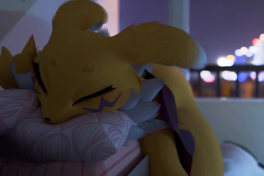 anthro bed bed_break bedroom black_eyes black_sclera blush blushing_profusely body_size_growth bottomwear burying_face butt butt_expansion butt_jiggle clothed clothing creaking expansion female fur furniture growing growth jiggling larger_female looking_pleasured moan neck_tuft pillow rumbling shaking size_difference size_transformation skirt sleeping solo spasm tail tail_motion thick_thighs thigh_expansion transformation tuft uneven_growth waking_up white_body white_fur window yellow_body yellow_fur addieren sound_warning dogzeela_(modeler) bandai_namco digimon addie_(addieren) canid canine digimon_(species) fox mammal renamon 3:2 3d_(artwork) 3d_animation animated digital_media_(artwork) long_playtime sound video