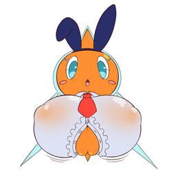 big_breasts bouncing_breasts breasts female not_furry solo k-10 nintendo pokemon generation_4_pokemon humanoid normal_rotom pokemon_(species) rotom 1:1