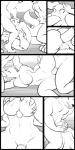 1:2 absurd_res all_three_filled anal anal_penetration anthro anus areola balls big_balls big_breasts big_muscles big_penis breast_grab breast_play breasts comic digital_media_(artwork) double_penetration english_text fellatio female forced forced_oral from_behind_position genitals gnoll group group_sex hand_on_breast hand_on_head hi_res hyena lagotrope lean_muscle leg_glider_position lizardman lying mammal monochrome muscular nipples nude oral oral_penetration penetration penile penis pussy raised_leg reptile scalie sex speed_bump_position spitroast text titfuck triple_penetration vaginal vaginal_penetration