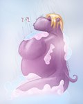 anthro bathing bathroom biped eyes_closed male overweight overweight_anthro overweight_male solo water wet caesarcub common_hippopotamus hippopotamid mammal 2007