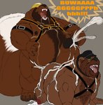 alcohol anthro armor barazoku bear beard beer belly belly_hair beverage biceps big_belly big_penis bodily_fluids body_hair brent_(n0rdbara) burping chest_hair clothing collar cum cum_all_over cum_everywhere cumshot digital_media_(artwork) drenched duo ejaculation erection excessive_cum excessive_genital_fluids facial_hair foreskin fur galvinwolf genital_fluids genitals hair hairy hard_hat harness hat headgear headwear helmet hi_res huge_penis humanoid_genitalia humanoid_penis hybrid hyper hyper_genitalia hyper_penis hypnosis hypnotic_eyes male male/male mammal mastertrucker mephitid messy mind_control moobs muscular muscular_anthro muscular_male nipples nude obese obese_male onomatopoeia open_mouth overweight overweight_anthro overweight_male pecs penis ringed_eyes simple_background skunk sound_effects speech_bubble straps text tongue tongue_out