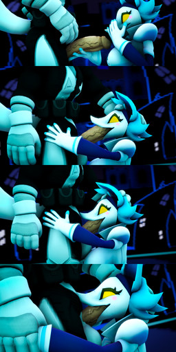 anthro big_breasts breasts duo female forced forced_oral genitals glowing glowing_eyes hand_holding hand_on_head hands_on_hips humanoid_genitalia humanoid_penis male male/female oral penis sex surprised touching_penis vein veiny_penis yellow_eyes juicyducksfm cryptiacurves_(modeler) deltarune sega sonic_the_hedgehog_(series) undertale_(series) adam_(juicyducksfm) fan_character tasque_manager canid canine canis darkner mammal wolf 2023 3d_(artwork) absurd_res digital_media_(artwork) hi_res source_filmmaker_(artwork)