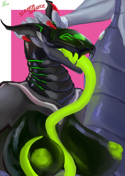 5_fingers anthro anthro_on_anthro apode areola bare_breasts belly big_breasts black_body black_breasts black_ears breasts breasts_on_tail claws duo ear_markings ear_scratch exoskeleton eyes_closed female female/female female_anthro fingers geometric_background glistening glistening_body glistening_breasts glowing glowing_claws glowing_eyes glowing_mouth glowing_nipples glowing_tongue green_areola green_eyes green_markings green_mouth green_nipples green_tongue grey_belly grey_body happy heart_symbol holding_breast legless long_ears long_tongue machine markings multicolored_body neck_markings nipples non-mammal_breasts non-mammal_nipples nude_anthro onomatopoeia open_mouth open_smile pink_background purple_body purple_tail red_claws ridged_mouth scratching segmented_neck segmented_tail serpentine simple_background smile sound_effects tail text tongue tongue_on_breast visor white_background xenthetechnomorph finth_(skiesofsilver) xen_(xenthetechnomorph) android draconcopode naga reptile robot robot_anthro scalie snake snake_naga synth_(vader-san) 2024 absurd_res colored_sketch dated digital_media_(artwork) digital_painting_(artwork) english_text hi_res painting_(artwork) signature sketch