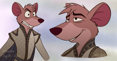 angry anthro biped buckteeth cape clothed clothing fully_clothed fur hair half-closed_eyes male narrowed_eyes smile solo teeth text wide_eyed atimon disney the_great_mouse_detective wish_(film) basil_(disney) king_magnifico mammal mouse murid murine rodent 2023 bust_portrait half-length_portrait multiple_images portrait signature