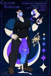 animal_genitalia animal_penis celestei_estellar_(entitropy) equine_genitalia equine_penis genitals machine male muscular open_mouth penis professor solo star text entitropy deity robot 2:3 absurd_res english_text hi_res