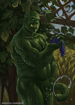 acroposthion balls belly big_penis bodily_fluids cum cumshot dripping ejaculation facial_piercing food foreskin fruit genital_fluids genitals grape green_body green_skin hairless half-erect humanoid_genitalia humanoid_penis humanoid_pointy_ears long_foreskin long_penis looking_at_viewer male masturbation nose_piercing nose_ring not_furry nude open_mouth orgasm outside penile penile_masturbation penis piercing plant pointy_ears pose precum precum_string prehensile_penis ring_piercing septum_piercing slightly_chubby solo sweat sweaty_balls sweaty_genitalia teeth tusks unretracted_foreskin vineyard cureboltium humanoid orc digital_media_(artwork)