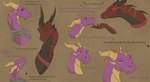 4_fingers dialogue female feral fingers glowing glowing_eyes horn hypnotic_eyes male mind_control multi_horn scarf seductive text apollyondragon activision mythology spyro_the_dragon fan_character spyro dragon mythological_creature mythological_scalie scalie 2024 comic digital_drawing_(artwork) digital_media_(artwork) hi_res signature