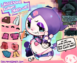 4_fingers abstract_background alternate_costume ambiguous_gender anthro armwear backpack bag bent_arm blush blush_lines bodily_fluids bottomwear breasts chibi clothed clothed_anthro clothed_female clothing collar cursor dress_up dress_up_game dunce_cap empty_eyes exclamation_point eyebrows eyelashes eyeshadow female female_anthro fingerless_gloves fingers fishnet_armwear fishnet_clothing gesture glistening glistening_eyes glistening_eyeshadow gloves grey_speech_bubble group hand_gesture handwear hat headgear headwear heart_symbol hoodie hotpants looking_at_viewer makeup minishorts navel navel_piercing nervous nervous_sweat open_mouth open_smile panties pants partially_clothed_anthro partially_clothed_female pasties pencil piercing pink_clothing pink_nose pink_panties pink_underwear purple_clothing purple_eyeshadow purple_gloves purple_handwear purple_hoodie purple_tail purple_topwear question_mark short_tail shorts simple_eyes skirt skull_pasties skull_symbol slut_print_shirt small_breasts smile smiling_at_viewer smirk smirking_at_viewer smug solo_focus spade_tail speech_bubble spiked_collar spikes stylized_empty_eyes sweat tail text text_on_clothing text_on_topwear topwear trio underwear v_sign white_speech_bubble young young_anthro young_female ligma_(artist) cool_math_games onegai_my_melody sanrio kuromi my_melody my_sweet_piano demon lagomorph leporid mammal rabbit 2025 digital_media_(artwork) english_description english_text hi_res portrait shaded soft_shading three-quarter_portrait url