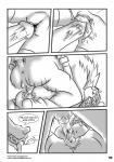 accessory anthro anthro_penetrating anthro_penetrating_human anus backsack balls biped bow_(feature) bow_accessory bow_ribbon breasts butt canid canine canis capcom close-up comic curled_hair darkstalkers dialogue drill_curls duo english_text erection female female_on_anthro female_penetrated from_front_position genitals greyscale hair hair_accessory hair_bow hair_ribbon hi_res human human_on_anthro human_penetrated interspecies jon_talbain larger_anthro larger_male locofuria looking_through looking_through_legs lying male male/female male_on_human male_penetrating male_penetrating_female mammal mating_press missionary_position monochrome motion_blur mythological_canine mythological_creature mythology nude on_back penetration penile penile_penetration penis penis_in_pussy pussy ribbons sex simple_background size_difference smaller_female smaller_human smaller_penetrated text vaginal vaginal_penetration vein were werecanid werecanine werewolf white_background wolf