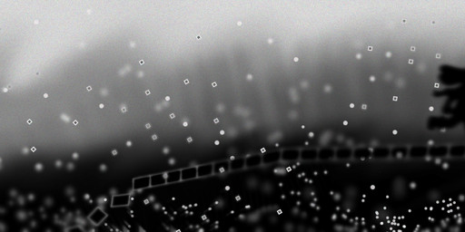 anthro banner black_background grey_background male particles running silhouette simple_background solo white_background darx billie_(billie_bust_up) webble_the_goat 3:1 wallpaper